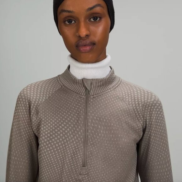 Lululemon Rest Less Pullover Textured Mink SZ 12 - Picture 3 of 8